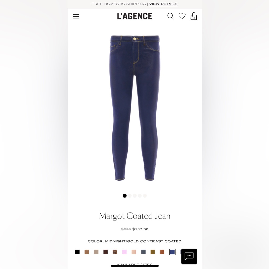 L’agence Skinny High Rise Jeans